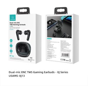 Наушники Bluetooth USAMS US-XJ13 TWS Gaming Earbuds black 1