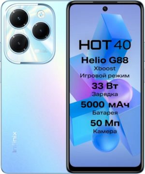 Смартфон Infinix HOT 40 8/128Gb Palm Blue 1