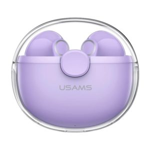 Наушники Bluetooth USAMS-BU12 TWS Earbuds BT5.1 purple 1