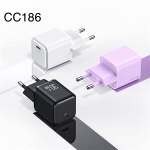 СЗУ USAMS US-CC186 PD30W  Single Port Fast Charger white 1