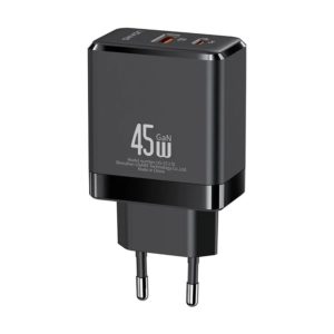 СЗУ USAMS US-CC178 T58 USB+Type-C 45W black 1
