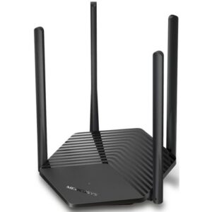 Беспроводный маршрутизатор Mercusys MR60X, AX1500, 1500Мбит, 2.4/5ГГц, Wi-Fi 6, 4 антенны 1