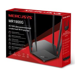 Беспроводный маршрутизатор Mercusys MR1900G, AC1900, 1900Мбит, 2.4/5ГГц, 6 антенн 1