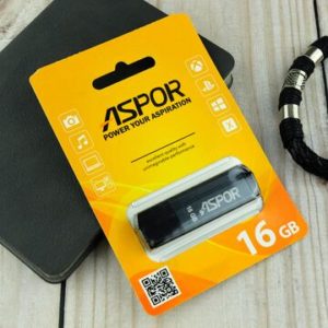 Flash Drive 16G USB  2.0 Aspor PK_TG121GY (графит) нс 1
