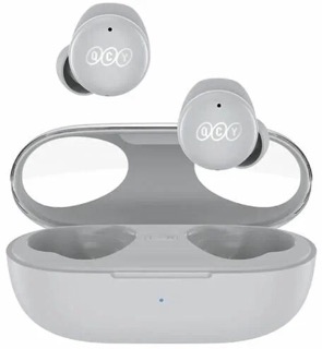 TWS Bluetooth гарнитура Xiaomi QCY T17S (серая) 1