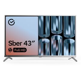 Телевизор Sber SDX 43F2012S черный 1920x1080, Full HD, 60 Гц, Wi-Fi, Smart TV, Салют ТВ 1
