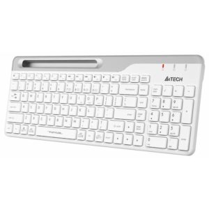 Клавиатура A4Tech Fstyler FBK25 белый/серый USB беспроводная BT/Radio slim Multimedia FBK25 WHITE 1