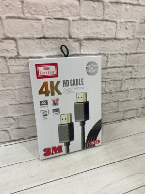 Кабель HDMI-hdmi 4k Earldom W24 3m 1