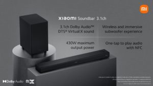 Саундбар Xiaomi Mi TV Speaker 3.1 S27M8-31 Black CN 1