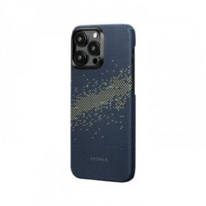 Чехол PITAKA Fusion Weaving MagEZ Case 4 для iPhone 15 Pro MAX 6.7", принт млечный путь (Milky way g 1