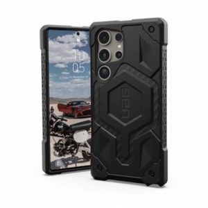 Чехол Uag Monarch PRO для Samsung Galaxy S24 совместим с MagSafe, карбон (Carbon Fiber) 1