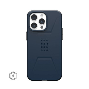 Чехол с поддержкой MAGSAFE Uag Civilian для iPhone 15 Pro 6.1", цвет синий (Mallard) 1