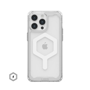 Чехол с поддержкой MAGSAFE Uag Plyo для iPhone 15 Pro 6.1", цвет прозрачный/белый (Ice/White) 1