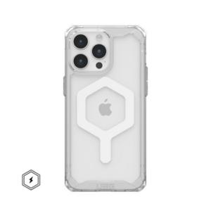 Чехол с поддержкой MAGSAFE Uag Plyo для iPhone 15 Pro 6.1", цвет прозрачный/белый (Ice/White) 1