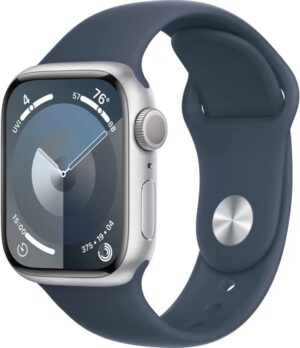 Часы Apple Watch 9 45mm Silver Al Storm Blue SB MR9E3LL/A  M/L 1