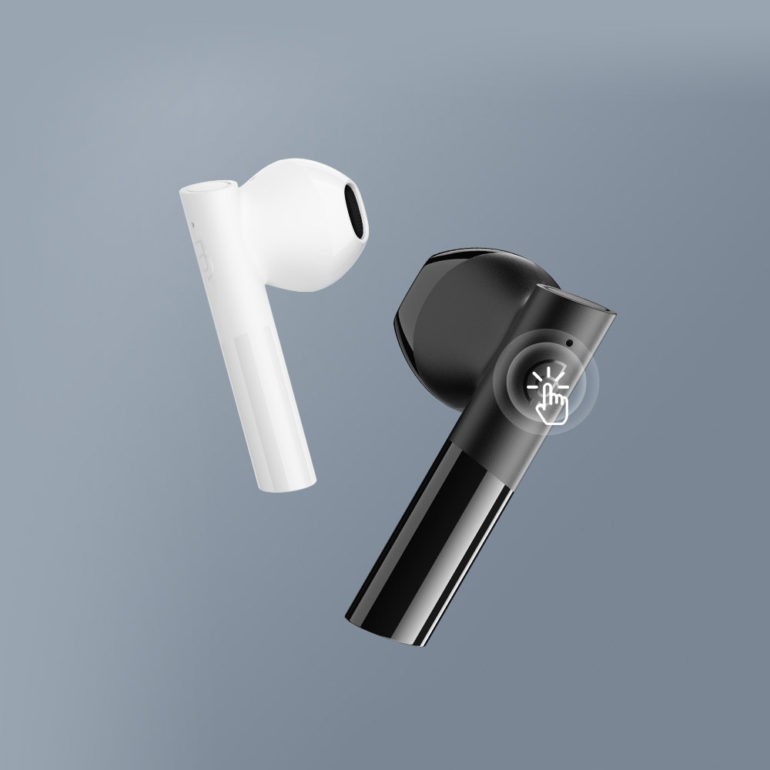 Беспроводные наушники Xiaomi HAYLOU GT6 TWS White 30 Черный и белый наушники Haylou GT6