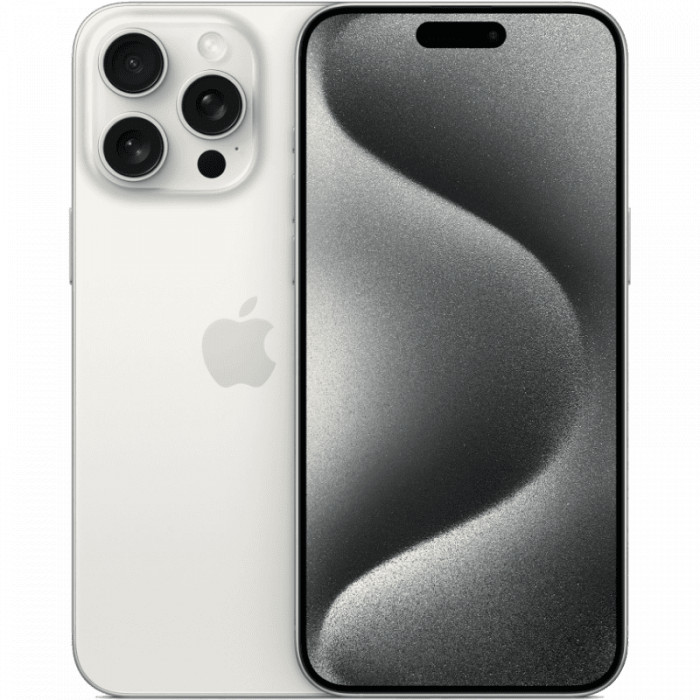 Смартфон Apple iPhone 15 Pro Max 256 ГБ, Dual: 2 nano SIM, белый титан Б/у АКБ 91% 1 Смартфон Apple iPhone 15 Pro Max 256 ГБ, Dual: 2 nano SIM, белый титан Б/у АКБ 91% 1