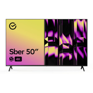 Телевизор Sber SDX 50U4123B черный 3840x2160, 4K Ultra HD, 60 Гц, Wi-Fi, Smart TV, Салют ТВ 1 Телевизор Sber SDX 50U4123B черный 3840x2160, 4K Ultra HD, 60 Гц, Wi-Fi, Smart TV, Салют ТВ 1