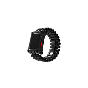Металлический чехол-браслет Element Case Black Ops для Apple Watch s7-s8 45mm, черный/красный (Black 1