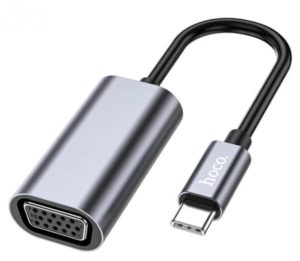 Hoco Type-C - VGA UA21 Origin Gray 1