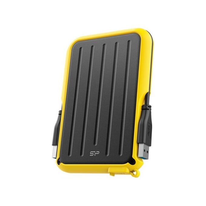 Внешний HDD Silicon Power Armor A66 (SP020TBPHD66SS3Y) 2TB, 2.5", USB 3.2, Желтый 1 Внешний HDD Silicon Power Armor A66 (SP020TBPHD66SS3Y) 2TB, 2.5", USB 3.2, Желтый 1