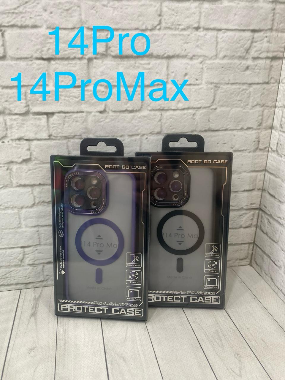 Чехол для смартфона противоударный RootGoCase для iPhone 14 Pro Черный 1 Чехол для смартфона противоударный RootGoCase для iPhone 14 Pro Черный 1