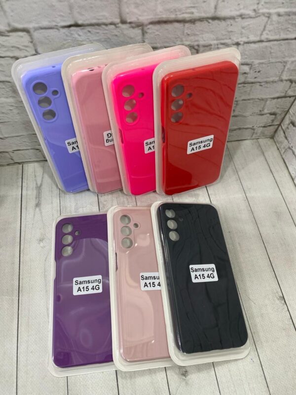 Silicone Case Full Samsung A15 лаванда 1