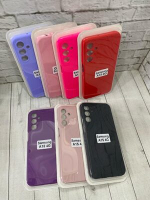Silicone Case Full Samsung A15 ярко-розовый 1