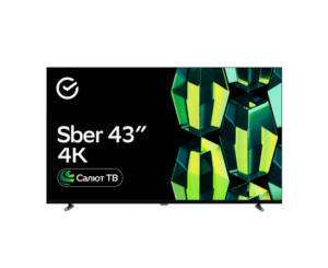 Телевизор Sber SDX 43U4124 черный 3840x2160, 4K Ultra HD, 60 Гц, Wi-Fi, Smart TV, Салют ТВ 1 Телевизор Sber SDX 43U4124 черный 3840x2160, 4K Ultra HD, 60 Гц, Wi-Fi, Smart TV, Салют ТВ 1
