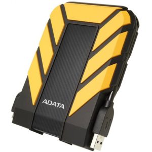 HDD ext 2.5" 1.0TB USB3.1 ADATA DashDrive Durable HD710 Pro, прорезиненный, черный/желтый (AHD710P-1 1