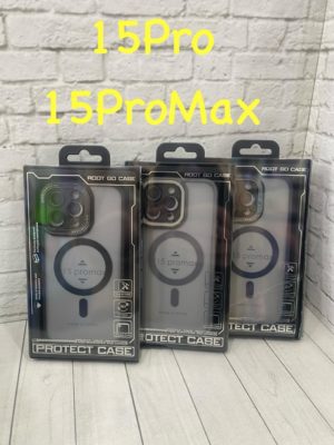 Чехол для смартфона противоударный RootGoCase для iPhone 15 Pro Max Черный 1