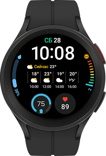 Умные часы Samsung Galaxy Watch5 Pro Wi-Fi NFC, черный титан 7 Умные часы Samsung Galaxy Watch5 Pro Wi-Fi NFC, черный титан 4
