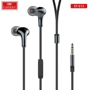 Наушники Earldom ET-E13 3.5mm с микрофон. вакуум black 1