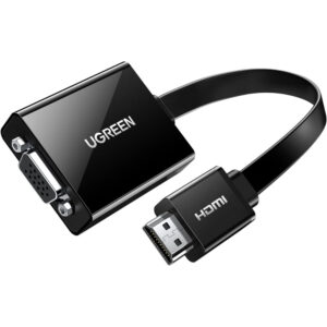 Конвертер UGreen MM102 (40233) HDMI to VGA Converter with Audio черный 1