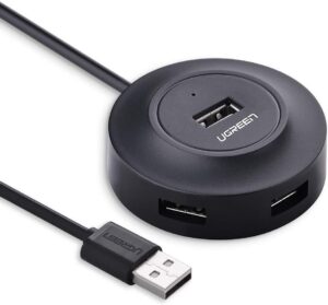 USB Hub Ugreen CR106 (20277) черный 1 USB Hub Ugreen CR106 (20277) черный 1