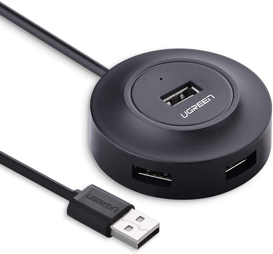 USB Hub Ugreen CR106 (20277) черный 1 USB Hub Ugreen CR106 (20277) черный 1