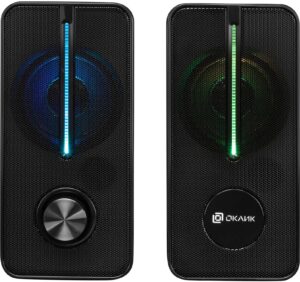 Колонки Oklick OK-120 2.0 черный 6Вт 1458485 1