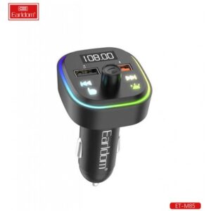 FM modulator Earldom ET-M85 2USB 3,1A black 1