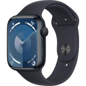 Умные часы Apple Watch Series 7 41 мм Aluminium Case GPS, темная ночь/nike sport band