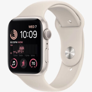 Умные часы Apple Watch Series SE Gen 2 44 мм Silver Aluminium Case / White Sport Band 1