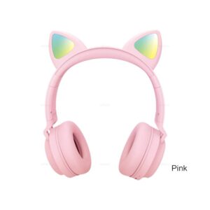 Наушники Jokade JD012 bluetooth полноразмерные pink 1