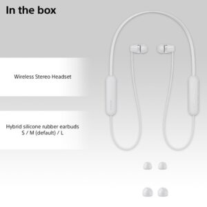Наушники Bluetooth Sony WI-C100 white 1