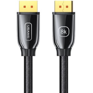 Кабель USAMS US-SJ533 U75 8K DP/DP 1.4 HD 3m black 1