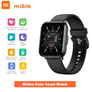 Смарт часы Xiaomi Mibro Color Smart Watch Black (XPAW002) 1