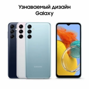 Смартфон Samsung Galaxy M14 4/64 ГБ, 2 nano SIM, голубой 1