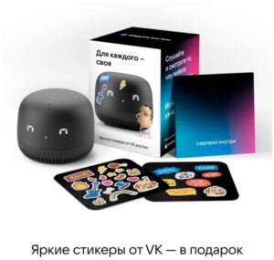 Умная колонка VK Капсула Нео, С Марусей, черный 1