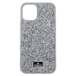 Чехол Swarovski iPhone 14 Pro серебро 1