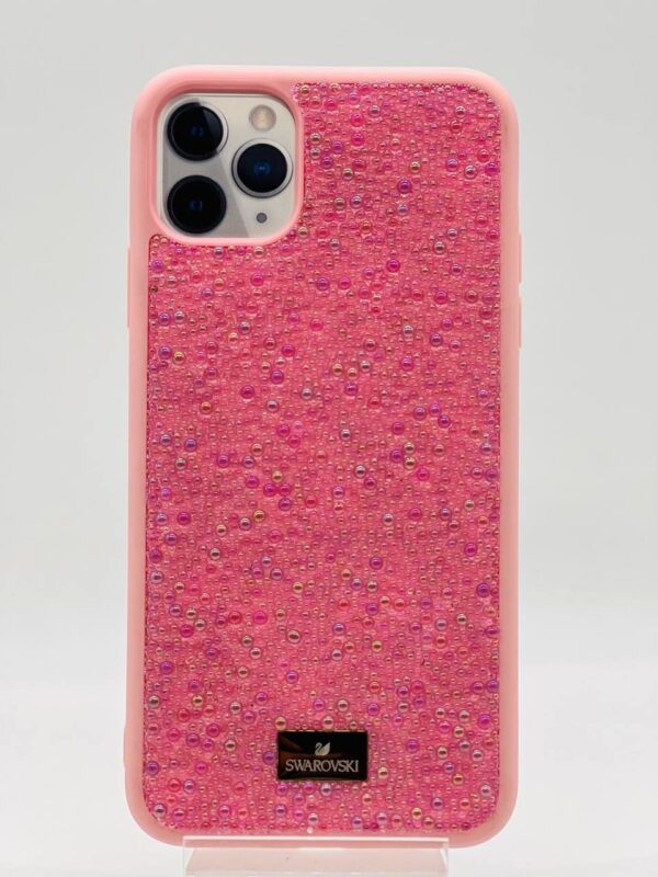 Чехол Swarovski Copy  iPhone 14 розовый 1