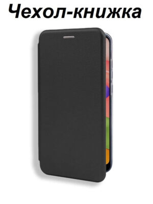 Чехол-книжка Premium Redmi 13C/POCO C65 черный 1