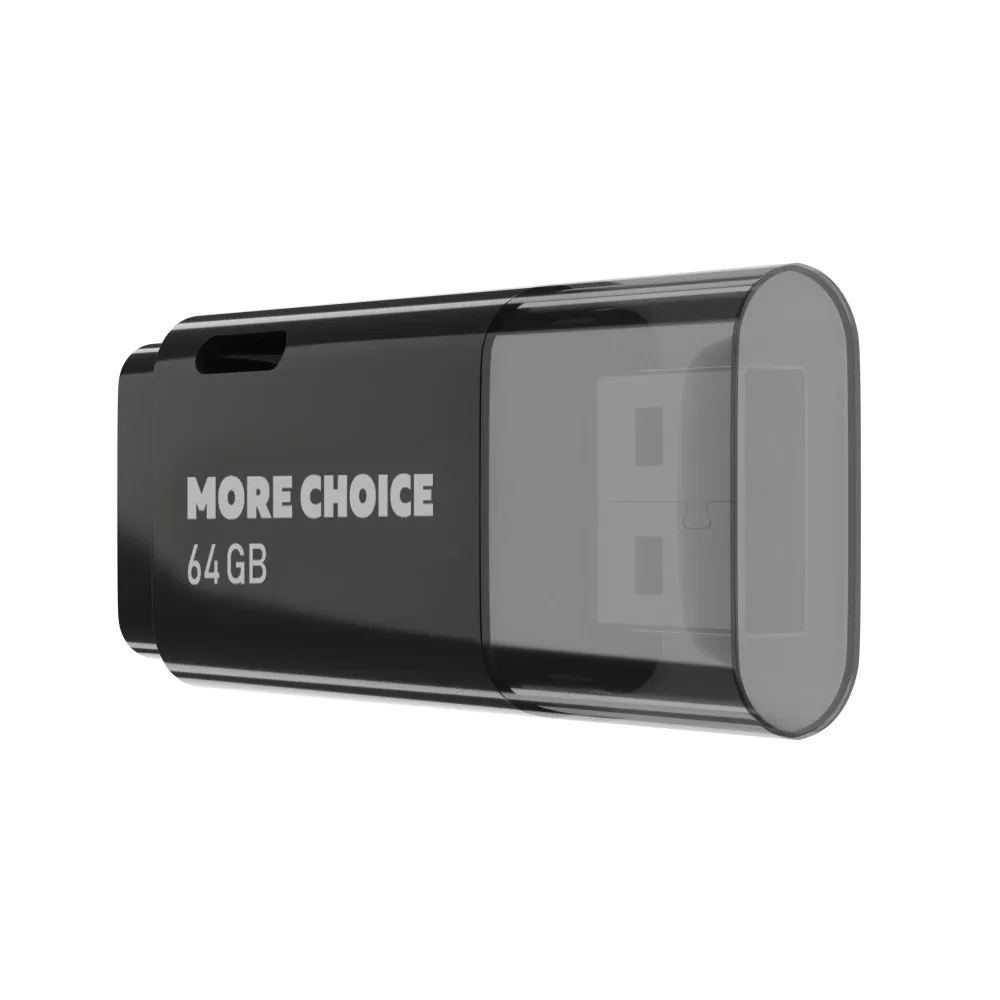 Флеш накопитель памяти USB 64GB 2.0 More Choice MF64 (Black) 1 Флеш накопитель памяти USB 64GB 2.0 More Choice MF64 (Black) 1